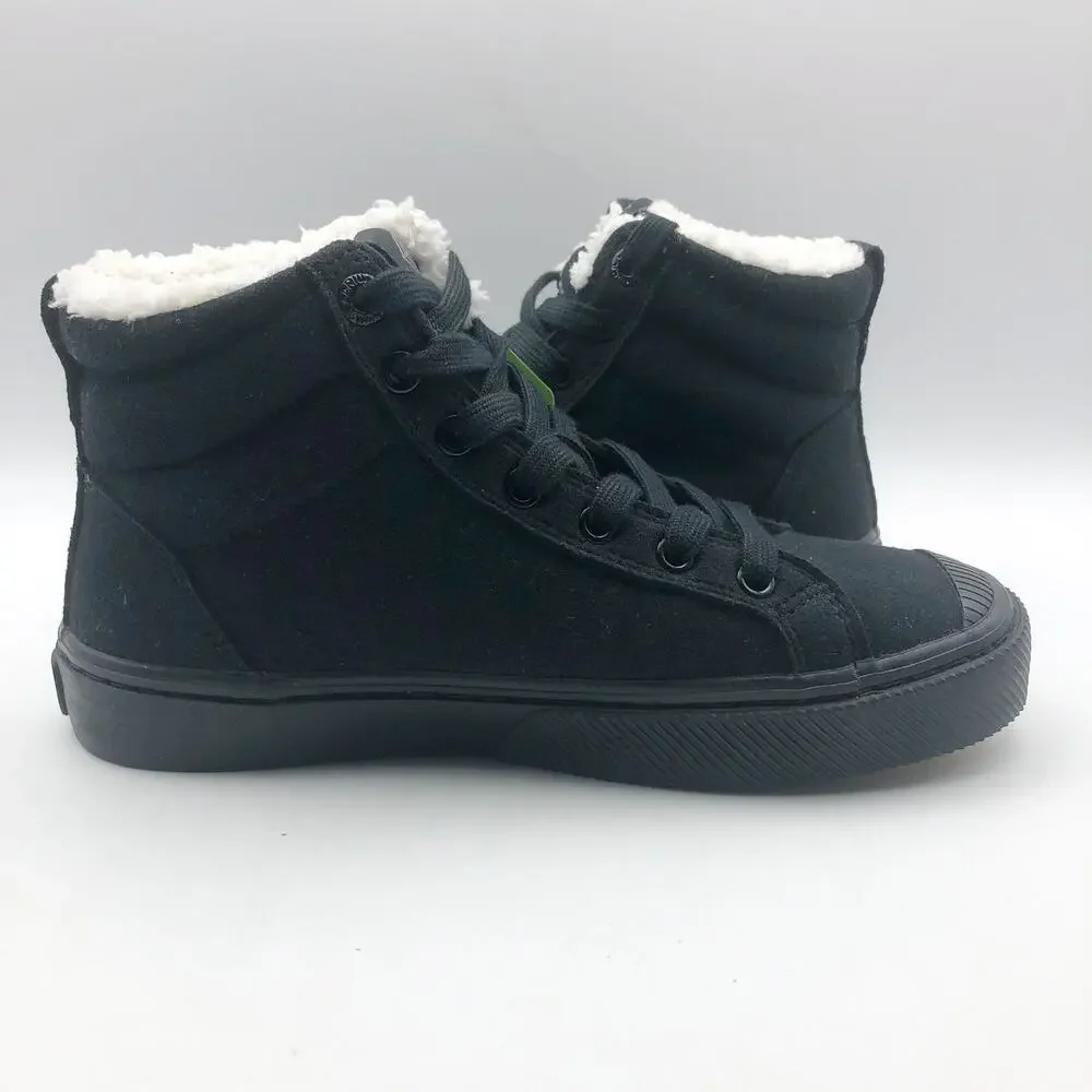 Cariuma OCA Therma High Sneaker Boots Mens 8 Womens 9.5 Black Suede NIB